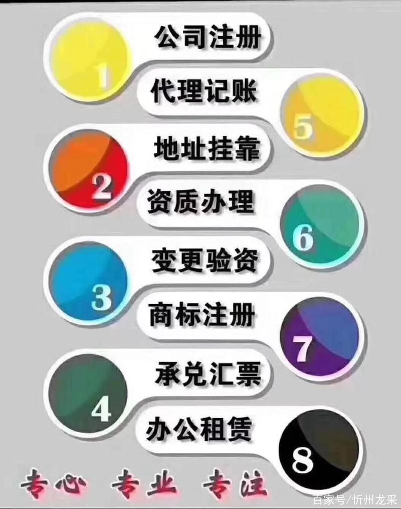 注冊公司|代理記賬,選擇忻州龍采,助你少走"冤枉路"